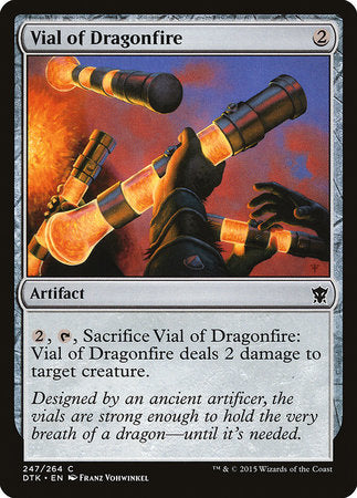 Vial of Dragonfire [Dragons of Tarkir] | Dumpster Cat Games