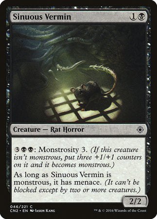 Sinuous Vermin [Conspiracy: Take the Crown] | Dumpster Cat Games