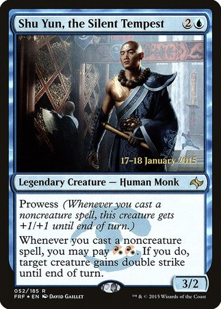 Shu Yun, the Silent Tempest [Fate Reforged Promos] | Dumpster Cat Games