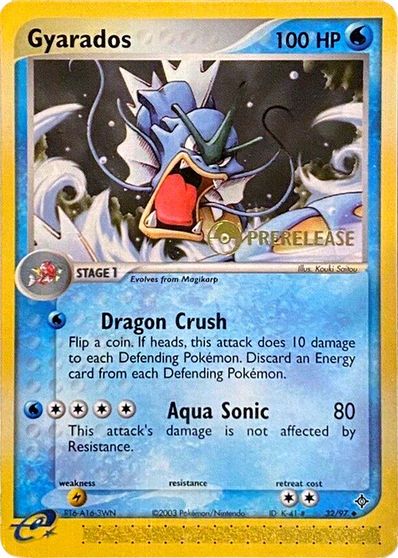 Gyarados (32/97) (Prerelease Promo) [EX: Dragon] | Dumpster Cat Games