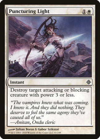Puncturing Light [Rise of the Eldrazi] | Dumpster Cat Games