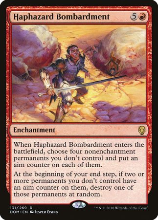 Haphazard Bombardment [Dominaria] | Dumpster Cat Games