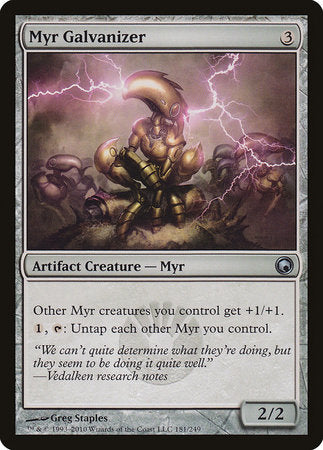 Myr Galvanizer [Scars of Mirrodin] | Dumpster Cat Games
