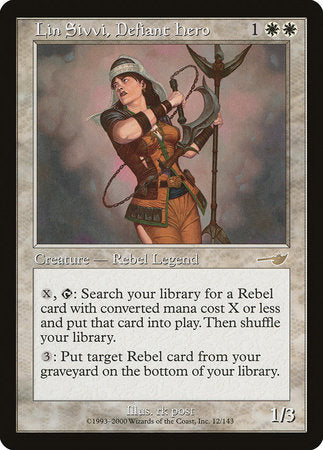Lin Sivvi, Defiant Hero [Nemesis] | Dumpster Cat Games