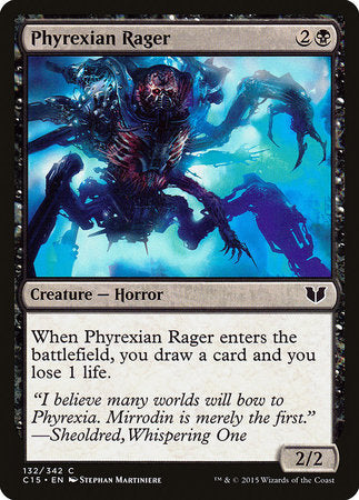 Phyrexian Rager [Commander 2015] | Dumpster Cat Games