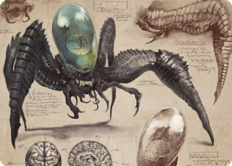Psychosis Crawler Art Card [The Brothers' War Art Series] | Dumpster Cat Games