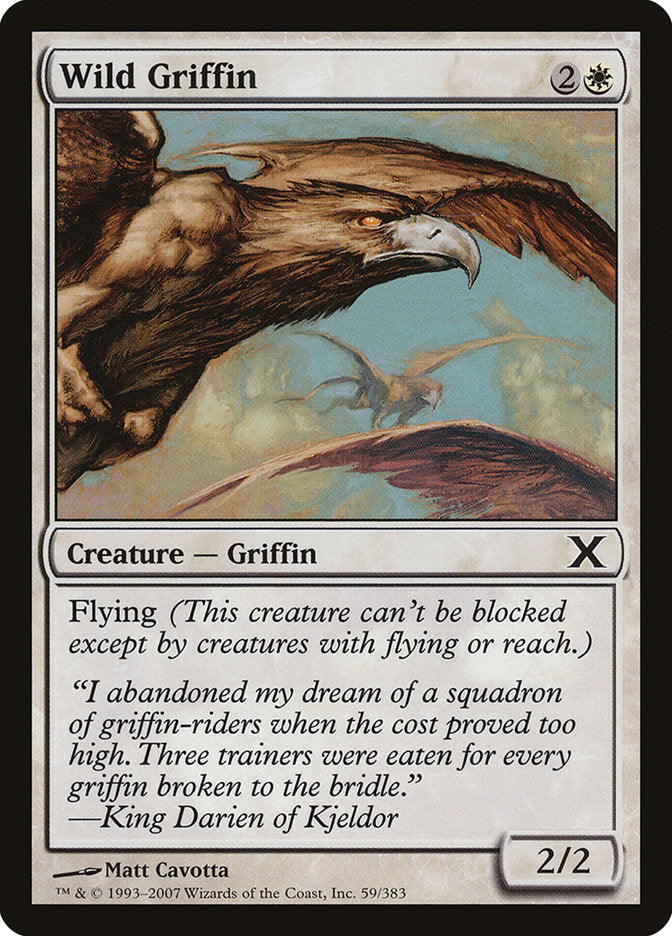 Wild Griffin [Tenth Edition] | Dumpster Cat Games