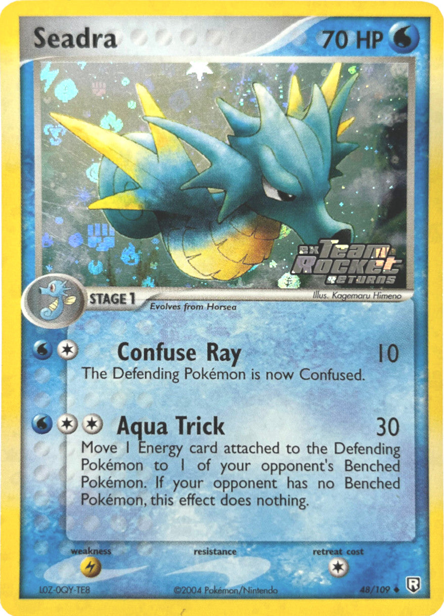 Seadra (48/109) (Stamped) [EX: Team Rocket Returns] | Dumpster Cat Games