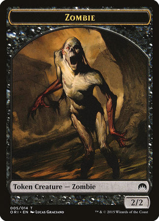 Zombie Token [Magic Origins Tokens] | Dumpster Cat Games