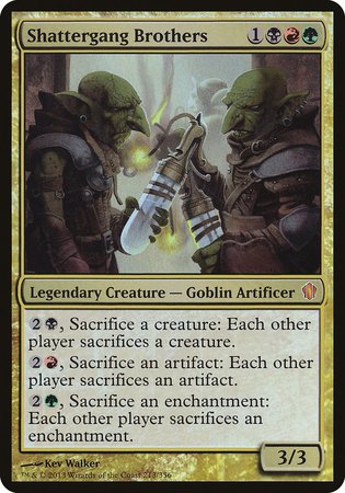 Shattergang Brothers (Commander 2013) [Commander 2013 Oversized] | Dumpster Cat Games