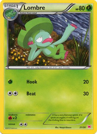 Lombre (21/30) [XY: Trainer Kit 2 - Latias] | Dumpster Cat Games