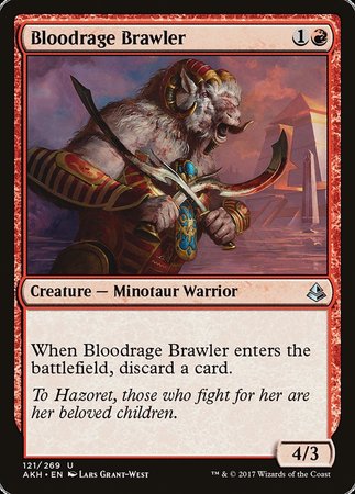 Bloodrage Brawler [Amonkhet] | Dumpster Cat Games