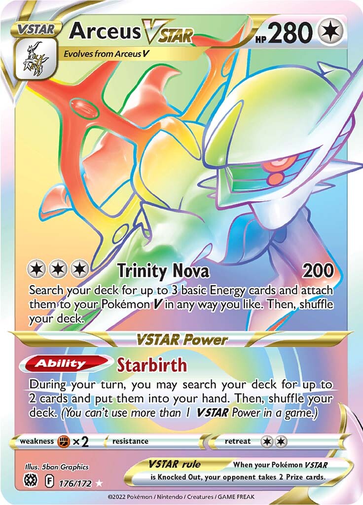 Arceus VSTAR (176/172) [Sword & Shield: Brilliant Stars] | Dumpster Cat Games