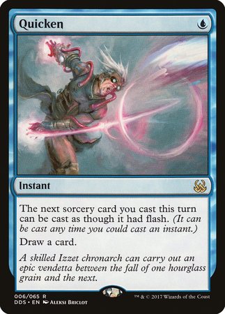 Quicken [Duel Decks: Mind vs. Might] | Dumpster Cat Games