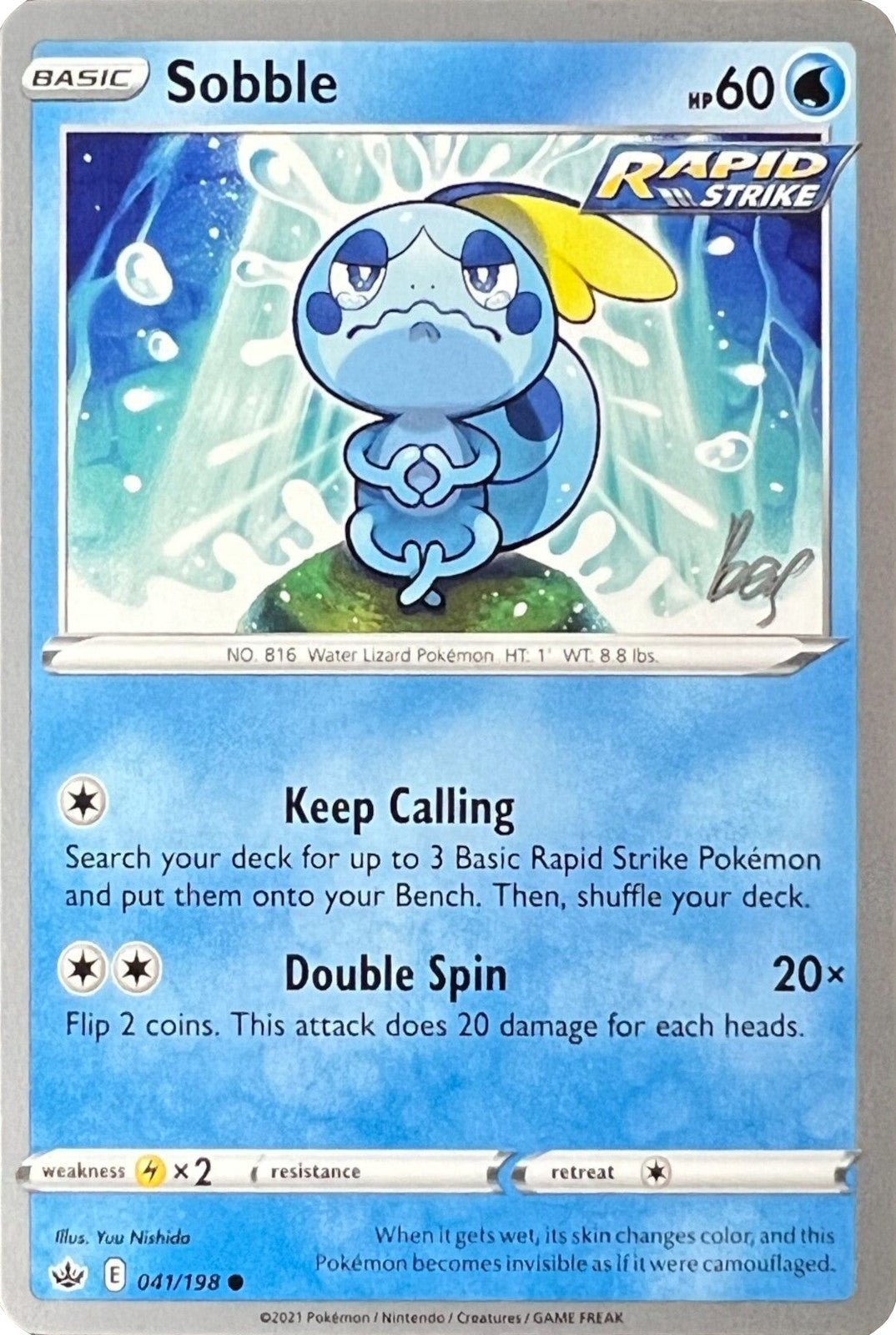 Sobble (041/198) (Cheryl Again - Sebastian Lashmet) [World Championships 2022] | Dumpster Cat Games