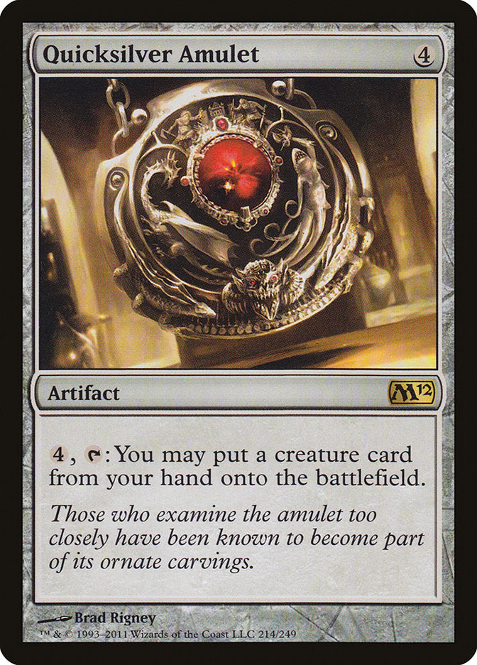 Quicksilver Amulet [Magic 2012] | Dumpster Cat Games