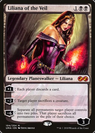 Liliana of the Veil [Ultimate Masters] | Dumpster Cat Games