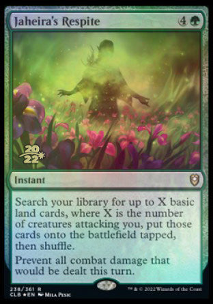 Jaheira's Respite [Commander Legends: Battle for Baldur's Gate Prerelease Promos] | Dumpster Cat Games