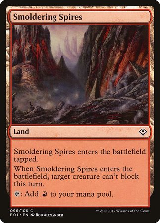 Smoldering Spires [Archenemy: Nicol Bolas] | Dumpster Cat Games