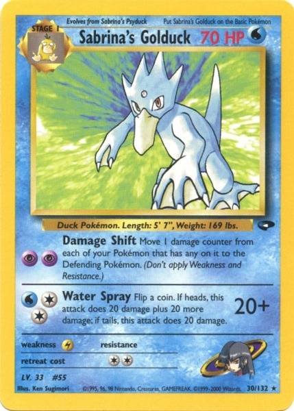 Sabrina's Golduck (30/132) [Gym Challenge Unlimited] | Dumpster Cat Games