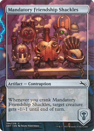 Mandatory Friendship Shackles [Unstable] | Dumpster Cat Games