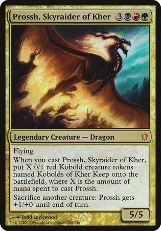 Prossh, Skyraider of Kher (Commander 2013) [Commander 2013 Oversized] | Dumpster Cat Games