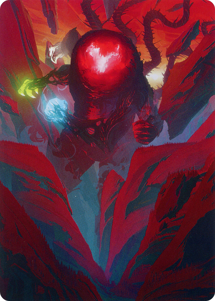 Omnath, Locus of All Art Card (62) [March of the Machine Art Series] | Dumpster Cat Games