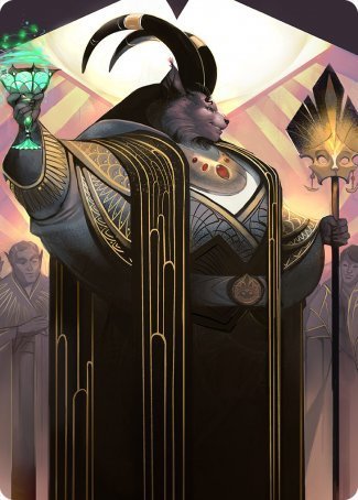 Jetmir, Nexus of Revels 2 Art Card [Streets of New Capenna Art Series] | Dumpster Cat Games