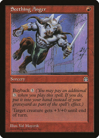 Seething Anger [Stronghold] | Dumpster Cat Games
