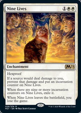 Nine Lives [Core Set 2021] | Dumpster Cat Games