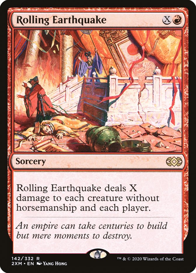Rolling Earthquake [Double Masters] | Dumpster Cat Games