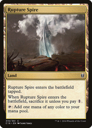 Rupture Spire [Commander 2016] | Dumpster Cat Games