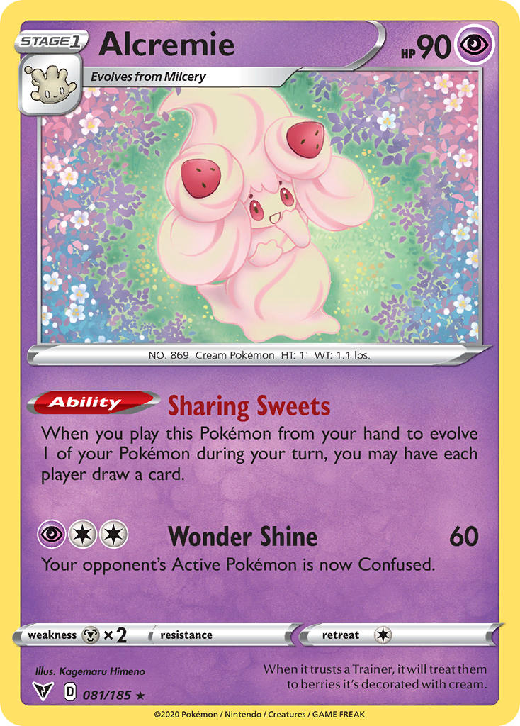 Alcremie (081/185) [Sword & Shield: Vivid Voltage] | Dumpster Cat Games