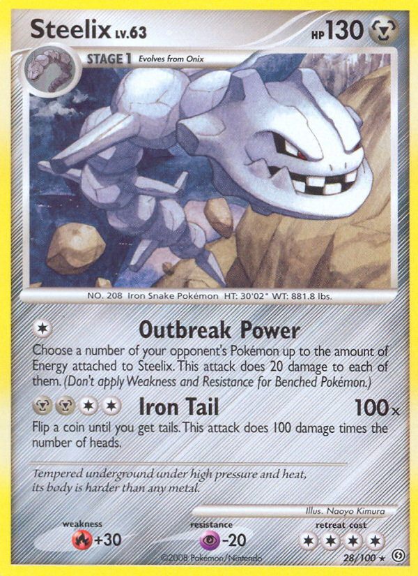 Steelix (28/100) [Diamond & Pearl: Stormfront] | Dumpster Cat Games