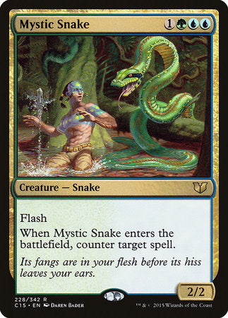 Mystic Snake [Commander 2015] | Dumpster Cat Games