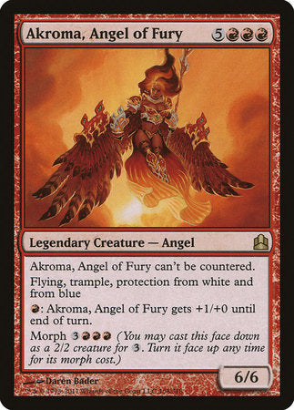 Akroma, Angel of Fury [Commander 2011] | Dumpster Cat Games