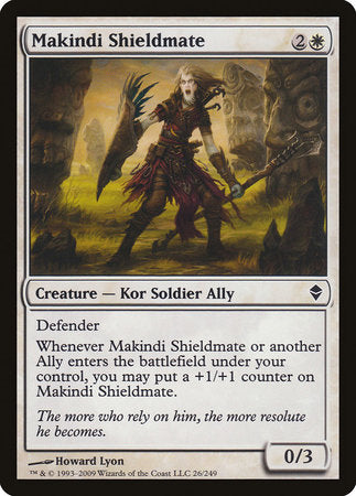 Makindi Shieldmate [Zendikar] | Dumpster Cat Games