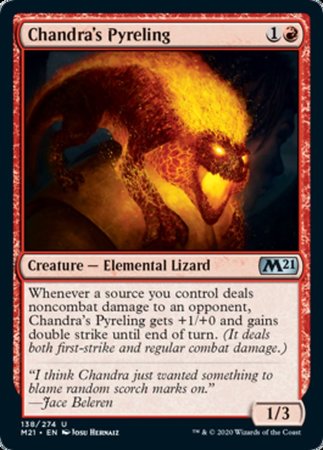Chandra's Pyreling [Core Set 2021] | Dumpster Cat Games
