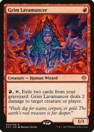 Grim Lavamancer [Archenemy: Nicol Bolas] | Dumpster Cat Games