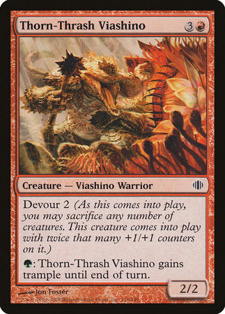 Thorn-Thrash Viashino [Shards of Alara] | Dumpster Cat Games