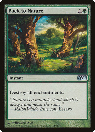 Back to Nature [Magic 2011] | Dumpster Cat Games