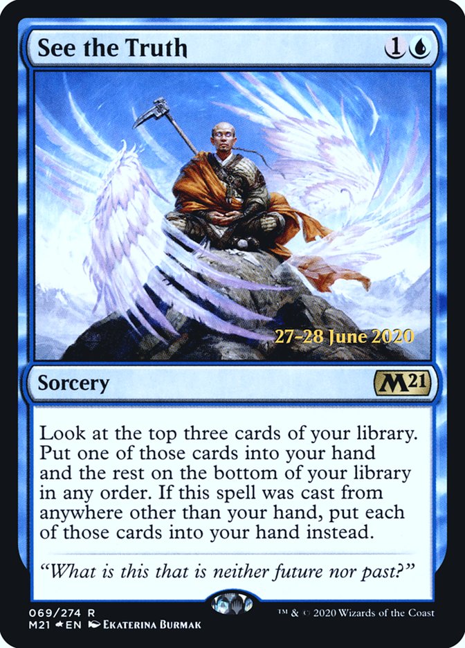 See the Truth  [Core Set 2021 Prerelease Promos] | Dumpster Cat Games