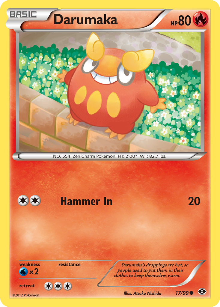Darumaka (17/99) [Black & White: Next Destinies] | Dumpster Cat Games