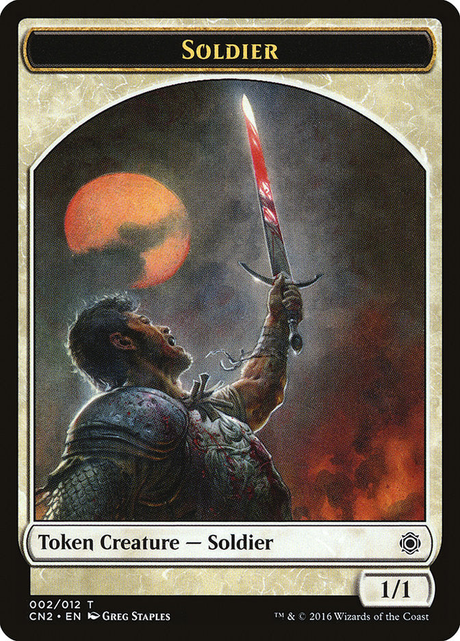 Soldier (002/012) [Conspiracy: Take the Crown Tokens] | Dumpster Cat Games