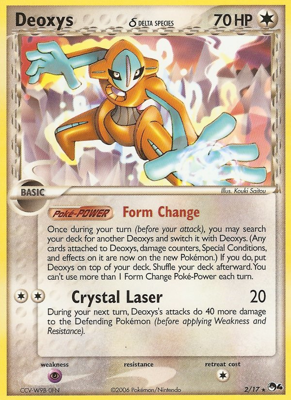 Deoxys (2/17) (Delta Species) [POP Series 4] | Dumpster Cat Games