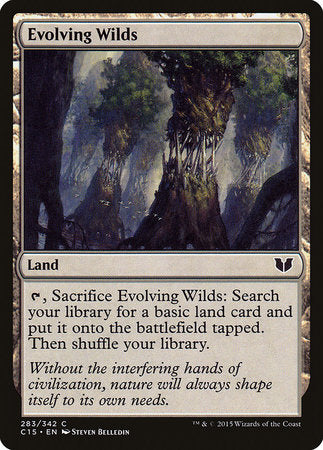 Evolving Wilds [Commander 2015] | Dumpster Cat Games