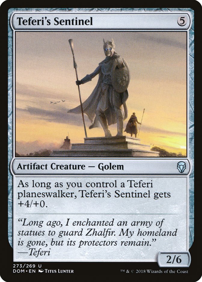 Teferi's Sentinel [Dominaria] | Dumpster Cat Games
