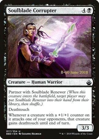 Soulblade Corrupter [Battlebond Promos] | Dumpster Cat Games