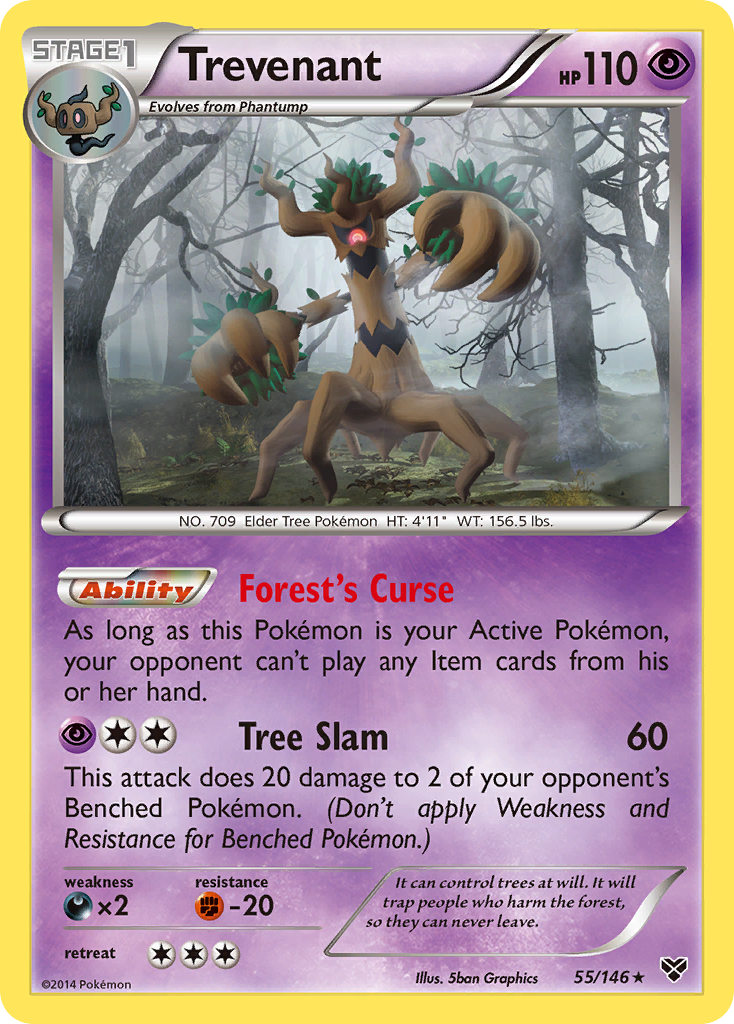 Trevenant (55/146) [XY: Base Set] | Dumpster Cat Games