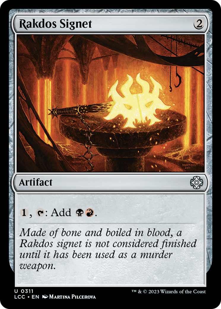Rakdos Signet [The Lost Caverns of Ixalan Commander] | Dumpster Cat Games